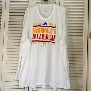 Adidas 2024 McDonald’s 〽️ All-American long sleeve shirt…